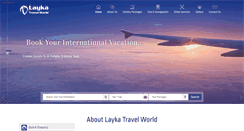 Desktop Screenshot of laykatravelworld.com